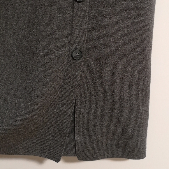 BANANA REPUBLIC Crewneck Gray Knit Sweater Dress Size extra small new with tags! - Picture 4 of 4